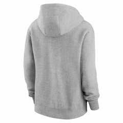 New England Patriots Women's 2025 AFC Champions Locker Room Trophy Collection Club Fleece Hoodie Heather Gray | Nike for Sale