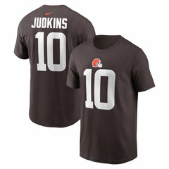 Quinshon Judkins Cleveland Browns Name & Number T-Shirt Brown | Nike for Sale