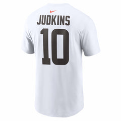 Quinshon Judkins Cleveland Browns Name & Number T-Shirt White | Nike for Sale