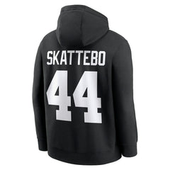Cam Skattebo New York Giants Player Name & Number Fleece Hoodie Black | Nike for Sale