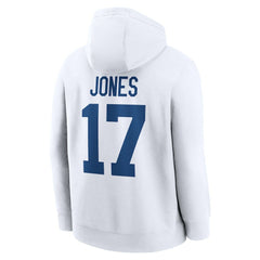 Daniel Jones Indianapolis Colts Player Name & Number Fleece Hoodie White | Nike for Sale