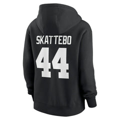 Cam Skattebo New York Giants Women's Player Name & Number Fleece Hoodie Black | Nike for Sale