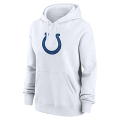 Daniel Jones Indianapolis Colts Women's Player Name & Number Fleece Hoodie White | Nike for Sale