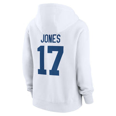 Daniel Jones Indianapolis Colts Women's Player Name & Number Fleece Hoodie White | Nike for Sale