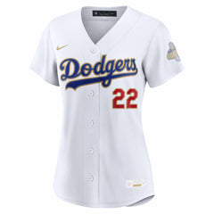 Clayton Kershaw Los Angeles Dodgers Nike Women's 2026 Gold Collection Stadium Jersey - MLB