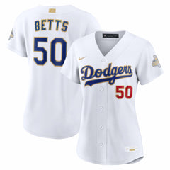Mookie Betts Los Angeles Dodgers Nike Women's 2026 Gold Collection Stadium Jersey - MLB