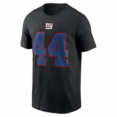 Cam Skattebo New York Giants Name & Number T-Shirt Black | Nike for Sale