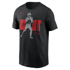 Drake Maye New England Patriots Just Do It T-Shirt Black | Nike for Sale