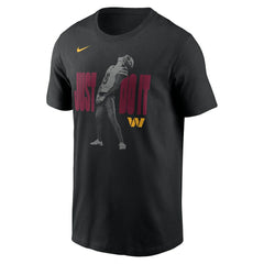 Jayden Daniels Washington Commanders Just Do It T-Shirt Black | Nike for Sale