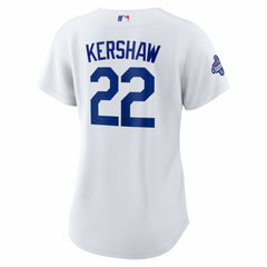 Clayton Kershaw Los Angeles Dodgers Nike Women's Home 2025 World Series Champions Replica Jersey - MLB
