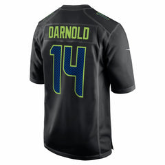 Sam Darnold Seattle Seahawks Super Bowl LX Patch Carbon Fashion Game Jersey Black | Nike for Sale