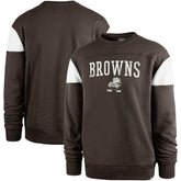 Cleveland Browns '47 Groundbreaker Onset Pullover Sweatshirt Brown | 47 brand