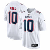 Drake Maye New England Patriots Game Jersey Tundra White | Nike for Sale