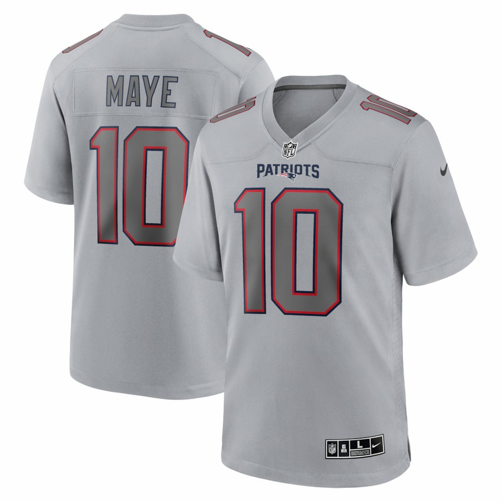 Drake Maye New England Patriots Atmosphere Fashion Game Jersey Gray | Nike for Sale