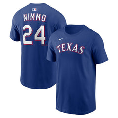 Brandon Nimmo Texas Rangers Nike Home Name & Number T-Shirt - MLB