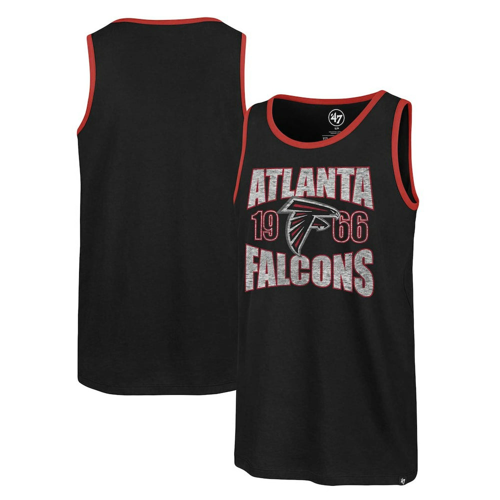 Atlanta Falcons '47 Upload Franklin Tank Top Black | 47 brand