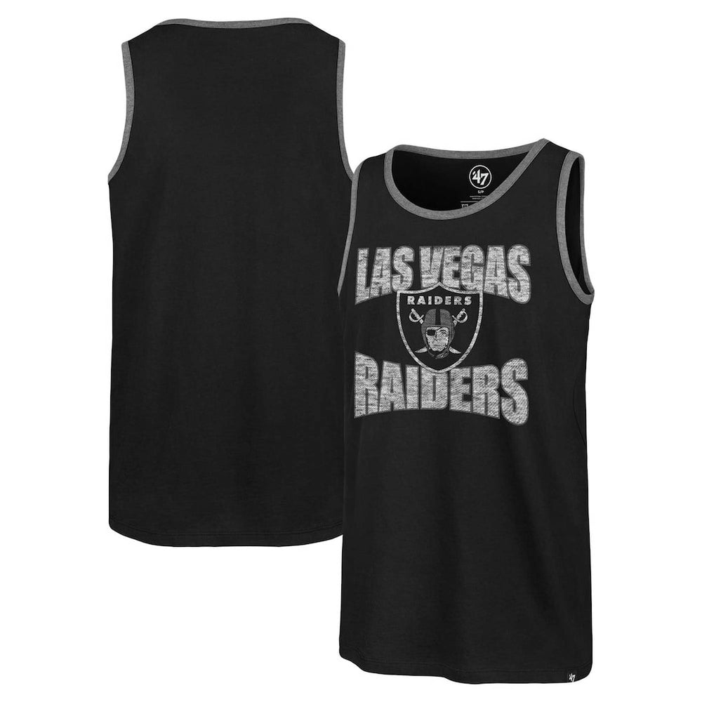 Las Vegas Raiders '47 Upload Franklin Tank Top Black | 47 brand