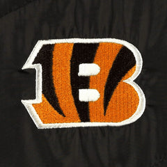 Cincinnati Bengals The Wild Collective Women's Puffer Full-Zip Hoodie Black | NFL