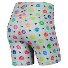 Chicago Cubs Terez Women's TLC Rainbow Shorts - MLB