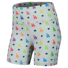 Los Angeles Dodgers Terez Women's TLC Rainbow Shorts - MLB