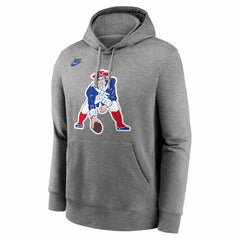 New England Patriots Patriot Pat Club Hoodie Heather Gray | Nike for Sale
