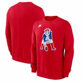 New England Patriots Pat Patriot Club Sweatshirt Red | Nike for Sale