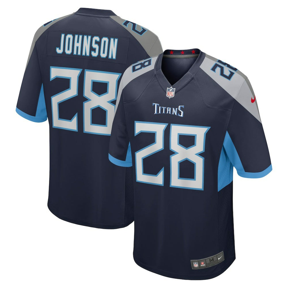 Chris Johnson Tennessee Titans Retired Player Game Jersey Navy | Nike for Sale
