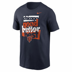 Chicago Bears Local Phrase Club T-Shirt Navy | Nike for Sale