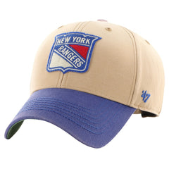New York Rangers '47 Dusted Sedgwick MVP Adjustable Hat - Khaki/Blue - NHL