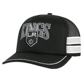 Los Angeles Kings '47 Sideband Stripes Trucker Snapback Hat - Black - NHL