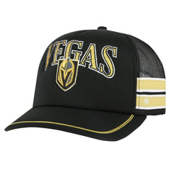 Vegas Golden Knights '47 Sideband Stripes Trucker Snapback Hat - Black - NHL