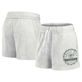 Green Bay Packers Women's Vintage Badge Shorts Oatmeal | Fanatics