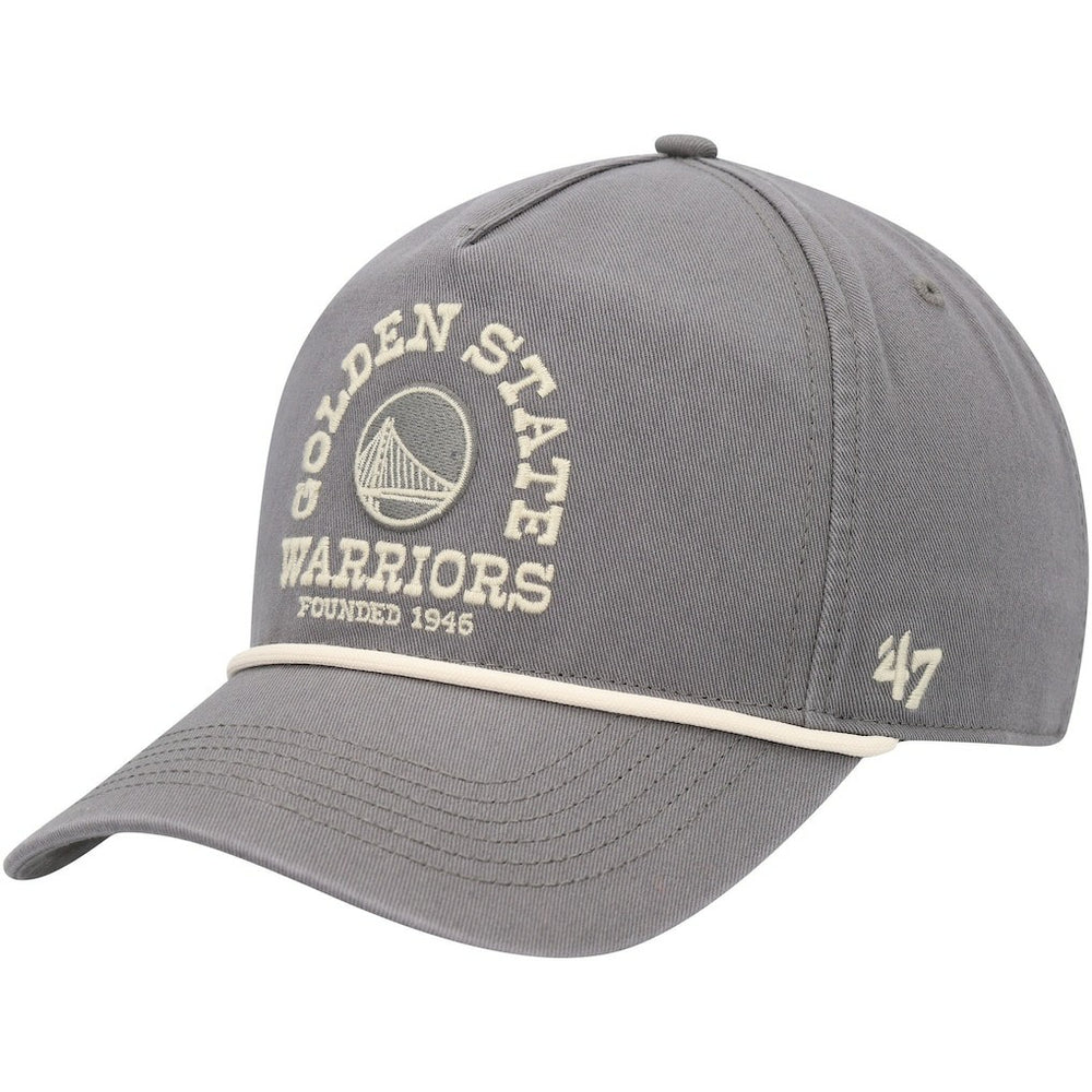 Golden State Warriors '47 Canyon Ranchero Hitch Adjustable Hat Charcoal - NBA
