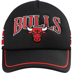 Chicago Bulls '47 Sidebrand Stripes Trucker Adjustable Hat Black - NBA
