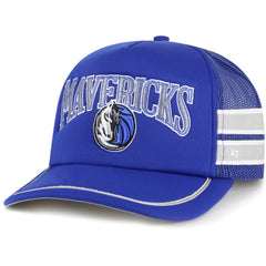 Dallas Mavericks '47 Sidebrand Stripes Trucker Adjustable Hat Blue - NBA