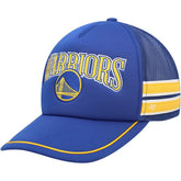 Golden State Warriors '47 Sidebrand Stripes Trucker Adjustable Hat Royal - NBA