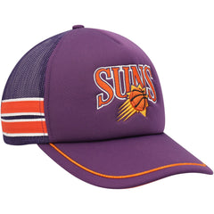 Phoenix Suns '47 Sidebrand Stripes Trucker Adjustable Hat Purple - NBA