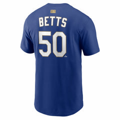 Mookie Betts Los Angeles Dodgers Nike 2026 Gold Collection Name & Number T-Shirt - MLB