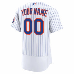 New York Mets Nike Home Authentic Custom Jersey - MLB