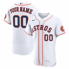Houston Astros Nike Home Authentic Custom Jersey - MLB
