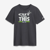 Seattle Seahawks Super Bowl LX Champions Pickoff Move Parade T-Shirt Anthracite | Nike for Sale