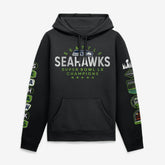 Seattle Seahawks Super Bowl LX Champions Banner Year Hoodie Black | Fanatics