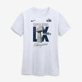 Seattle Seahawks Women's Super Bowl LX Champions Lombardi Trophy T-Shirt White | Nike for Sale