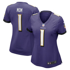 Number 1 Mom Baltimore Ravens Women's Game Jersey Purple | Nike for Sale