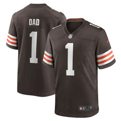 Number 1 Dad Cleveland Browns Game Jersey Brown | Nike for Sale