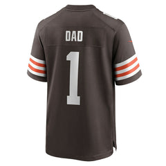 Number 1 Dad Cleveland Browns Game Jersey Brown | Nike for Sale