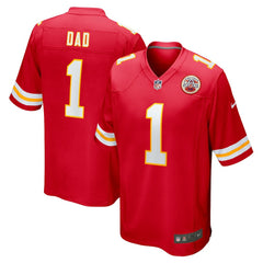 Number 1 Dad Kansas City Chiefs Game Jersey Red | Nike for Sale