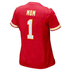 Number 1 Mom Kansas City Chiefs Women's Game Jersey Red | Nike for Sale