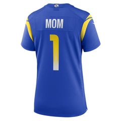 Number 1 Mom Los Angeles Rams Women's Game Jersey Royal | Nike for Sale