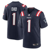 Number 1 Dad New England Patriots Game Jersey Navy | Nike for Sale
